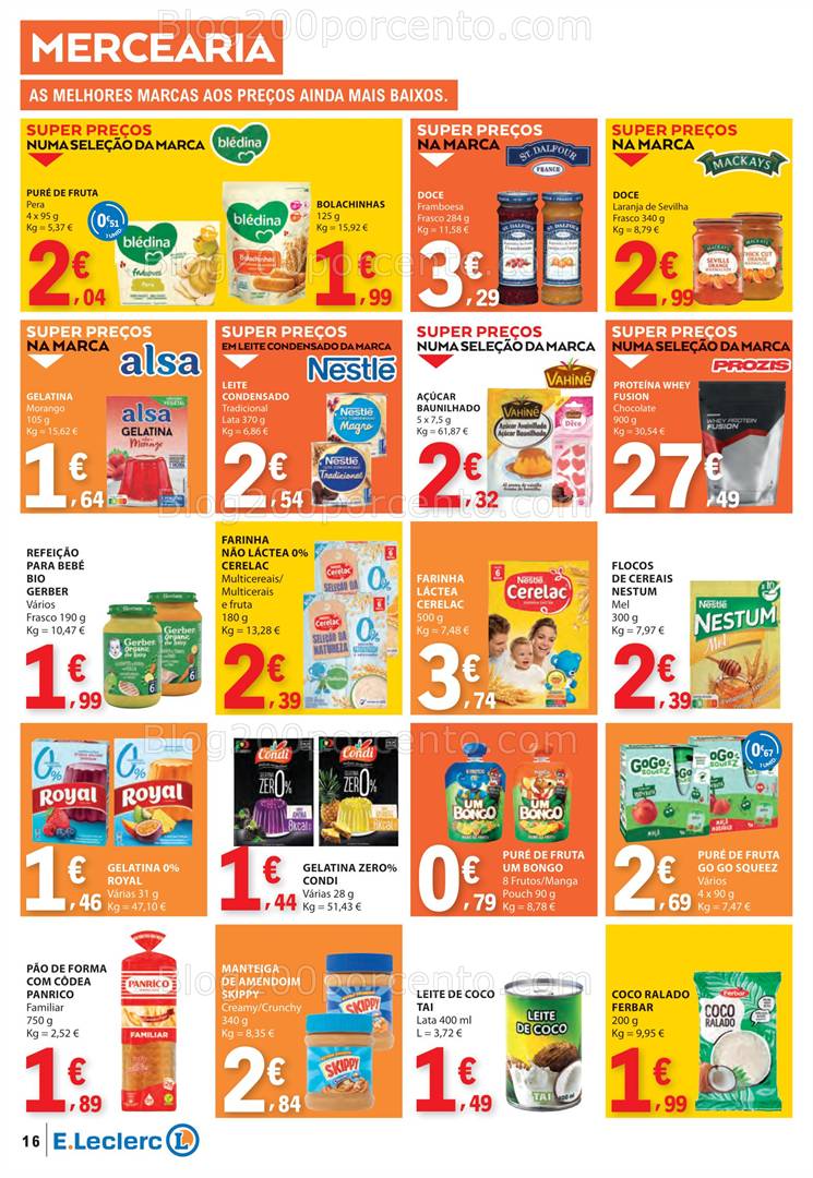 Antevisão Folheto E-LECLERC Promoções de 15 a 21 maio all