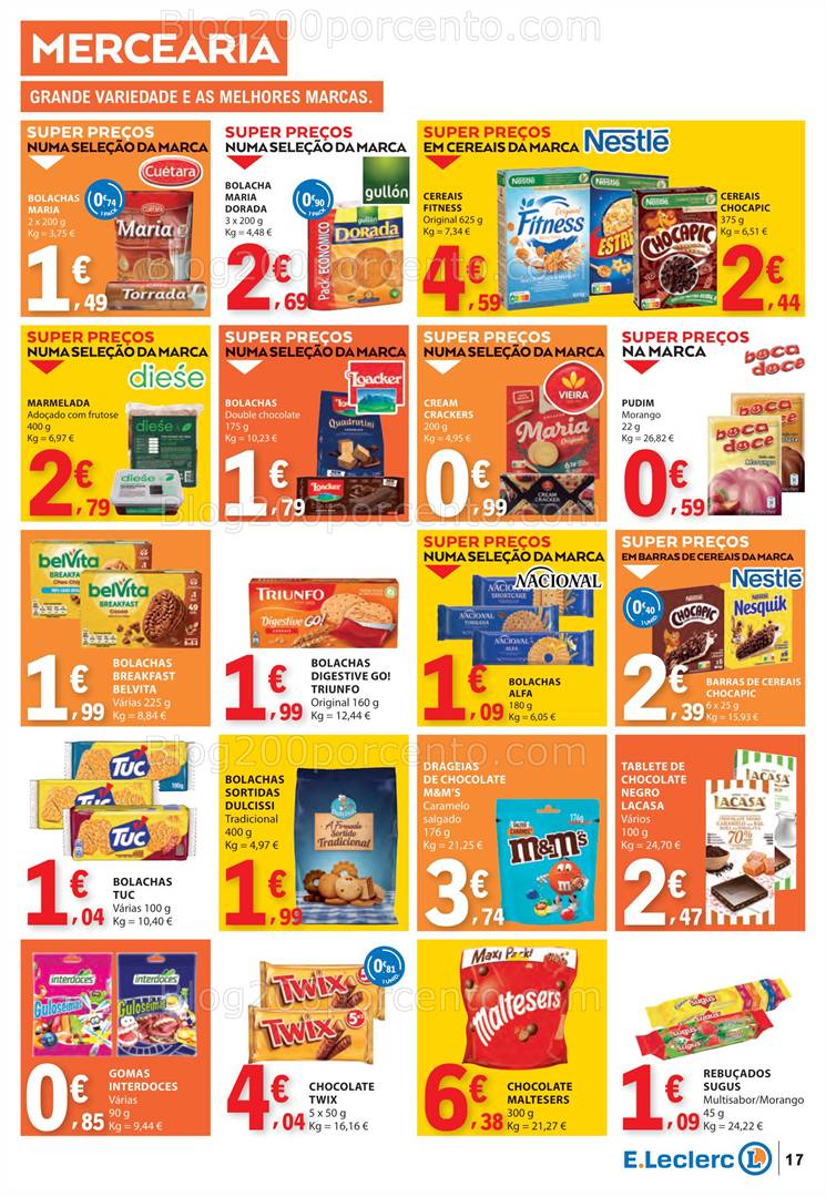 Antevisão Folheto E-LECLERC Promoções de 15 a 21 maio all