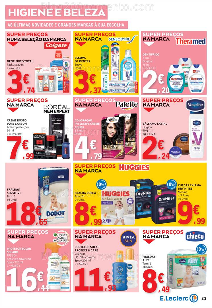Antevisão Folheto E-LECLERC Promoções de 15 a 21 maio all