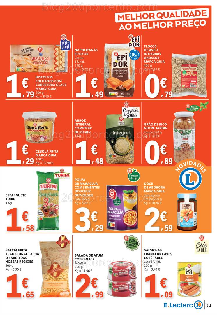 Antevisão Folheto E-LECLERC Promoções de 15 a 21 maio all