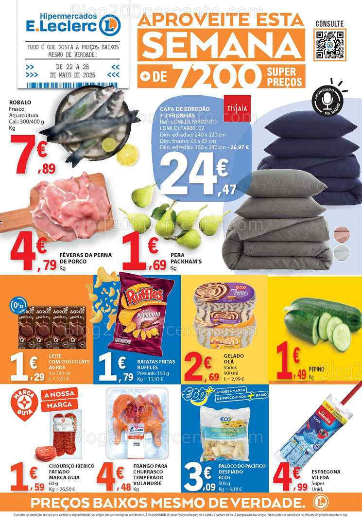 Antevisão Folheto E-LECLERC Promoções de 22 a 28 maio all