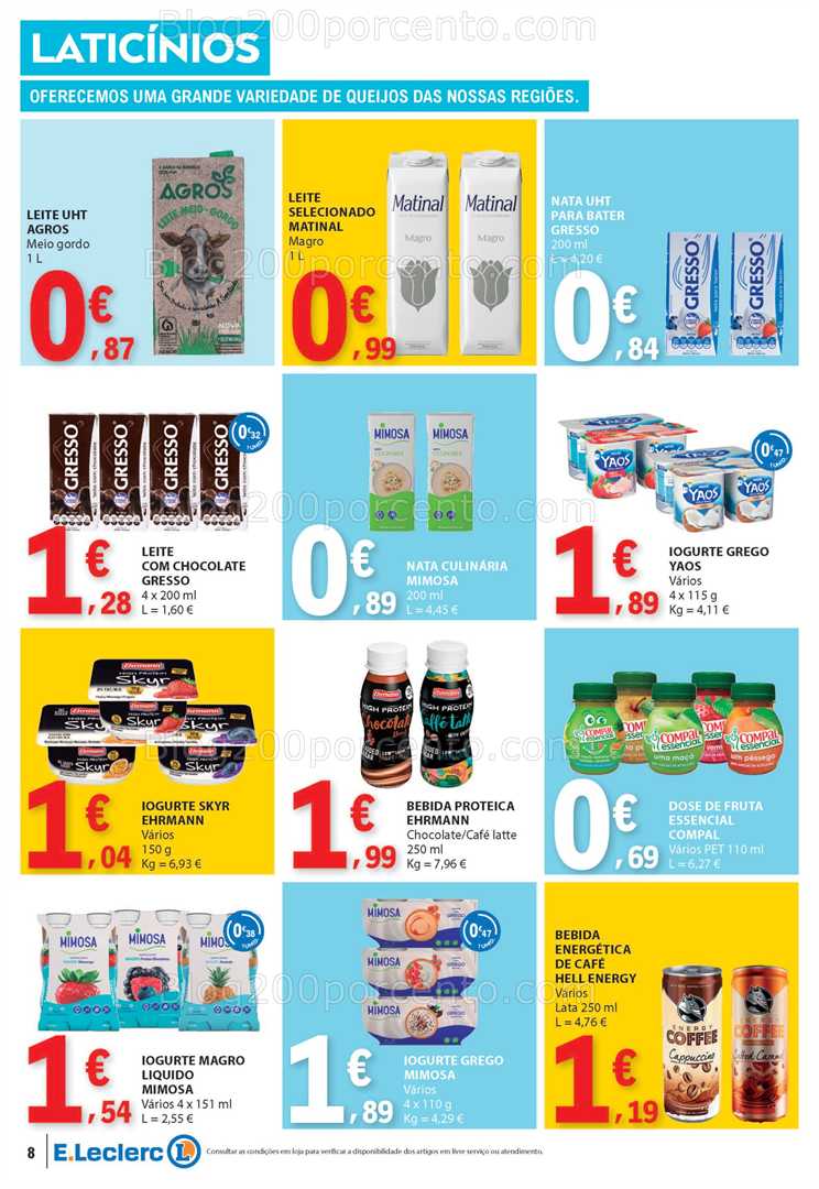 Antevisão Folheto E-LECLERC Promoções de 22 a 28 maio all