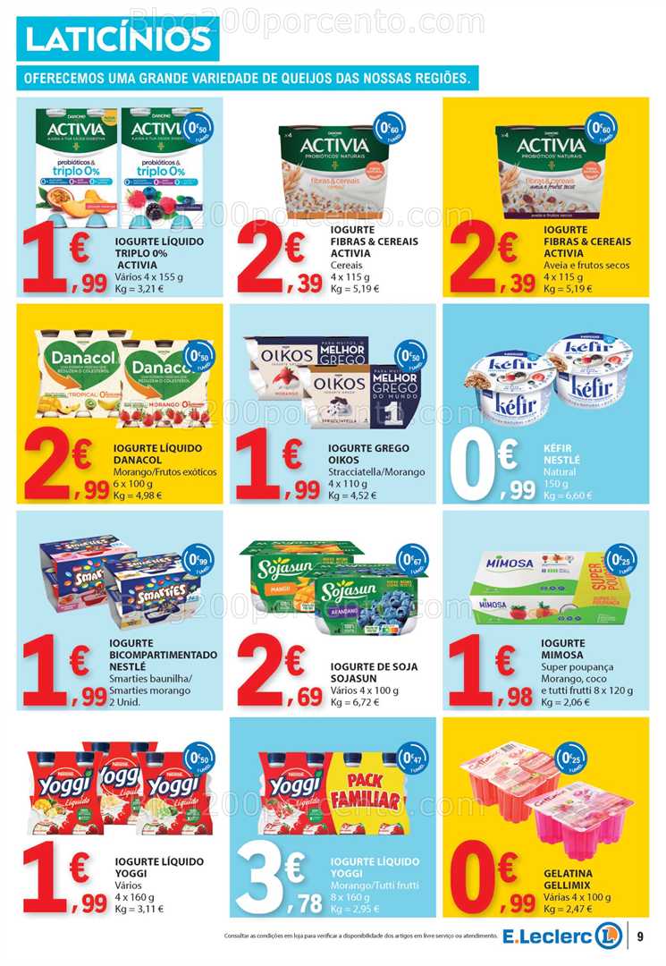 Antevisão Folheto E-LECLERC Promoções de 22 a 28 maio all