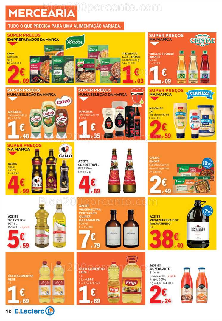 Antevisão Folheto E-LECLERC Promoções de 22 a 28 maio all