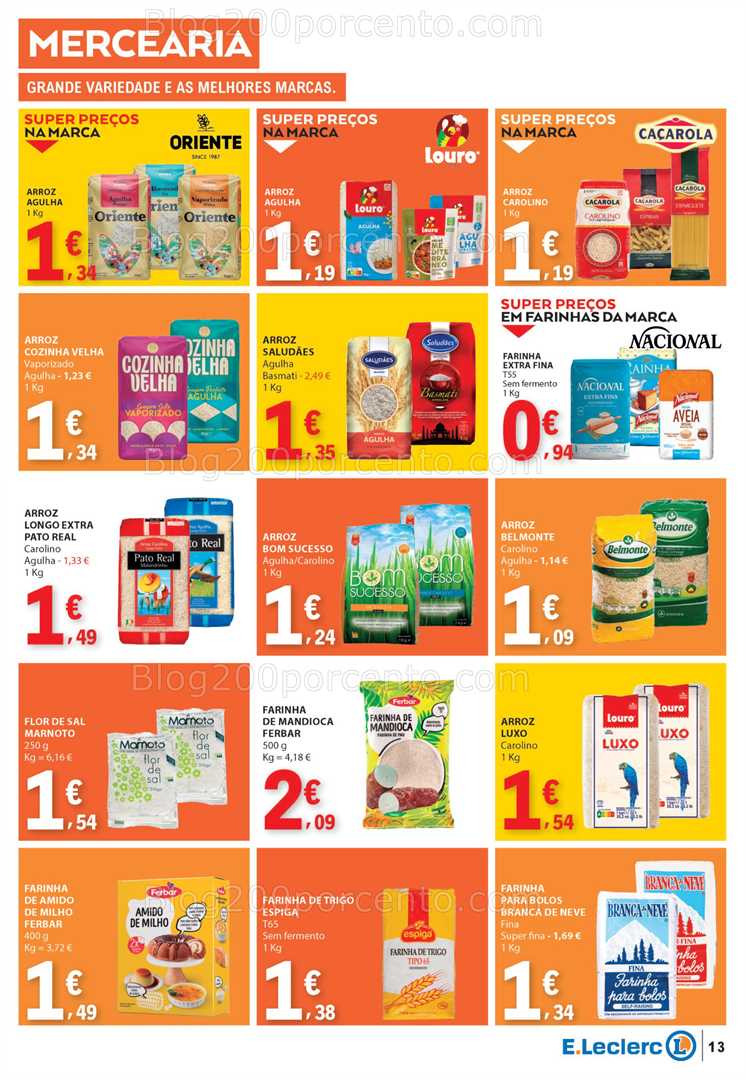 Antevisão Folheto E-LECLERC Promoções de 22 a 28 maio all
