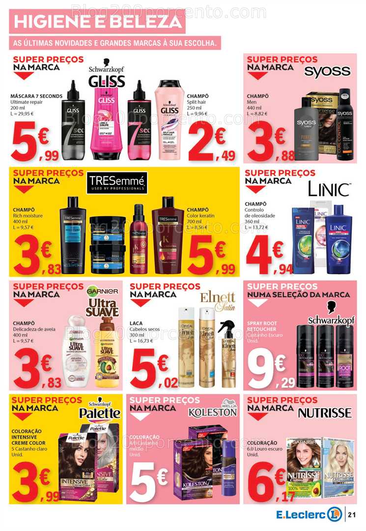 Antevisão Folheto E-LECLERC Promoções de 22 a 28 maio all