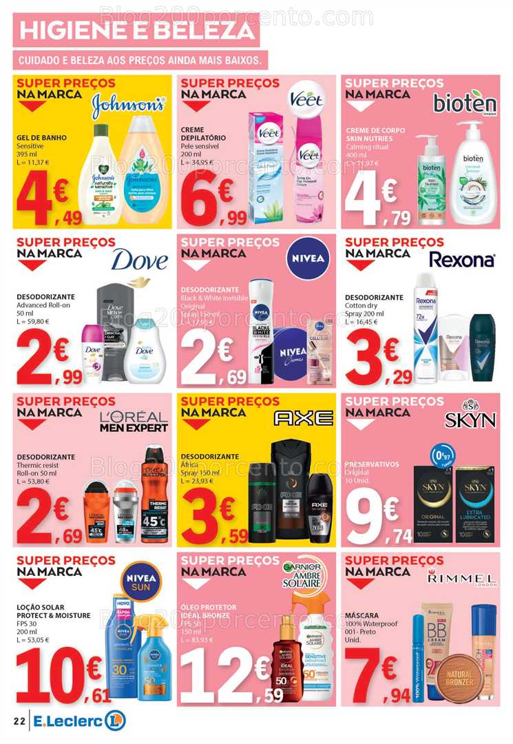 Antevisão Folheto E-LECLERC Promoções de 22 a 28 maio all
