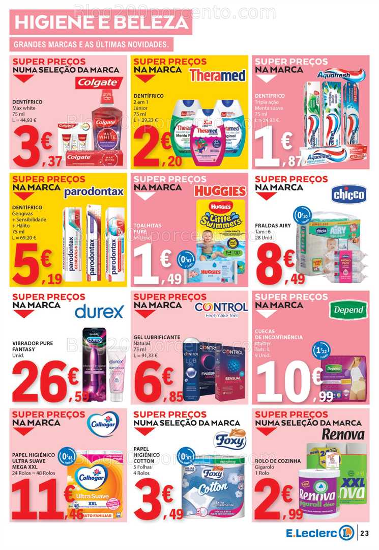 Antevisão Folheto E-LECLERC Promoções de 22 a 28 maio all