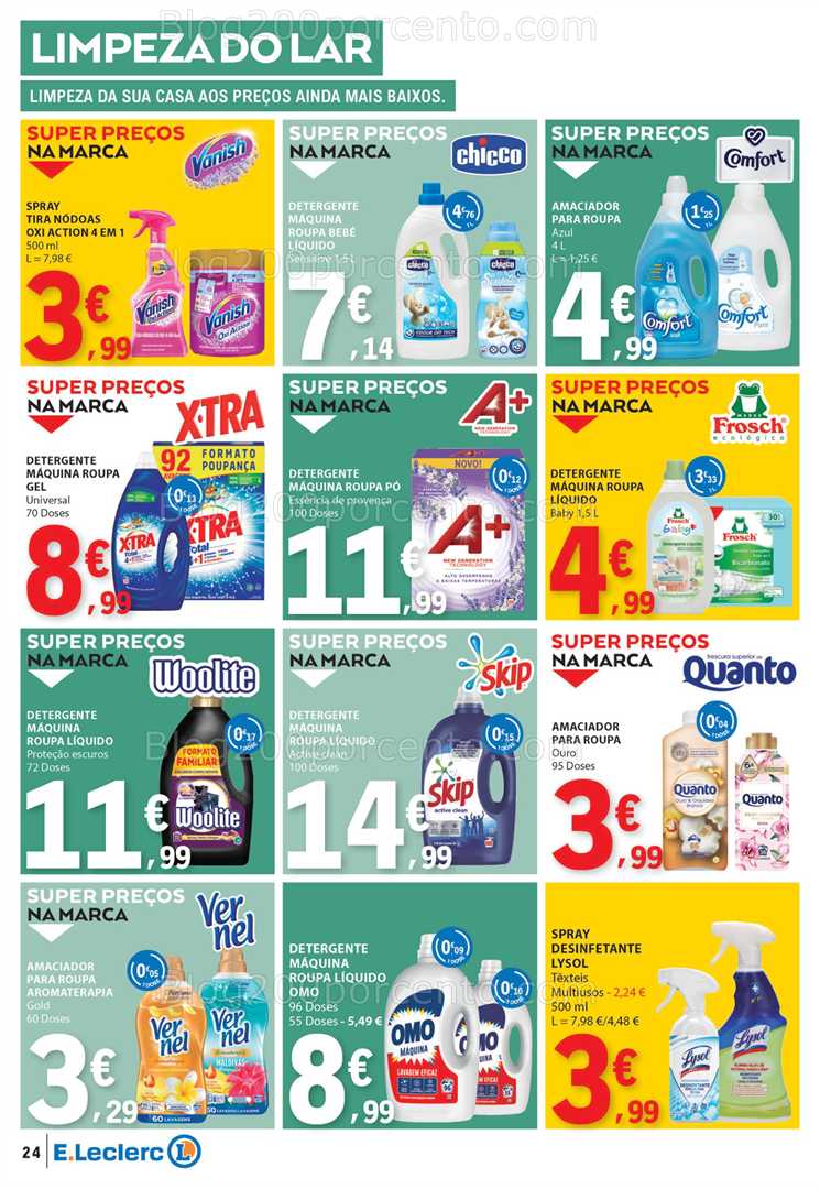 Antevisão Folheto E-LECLERC Promoções de 22 a 28 maio all