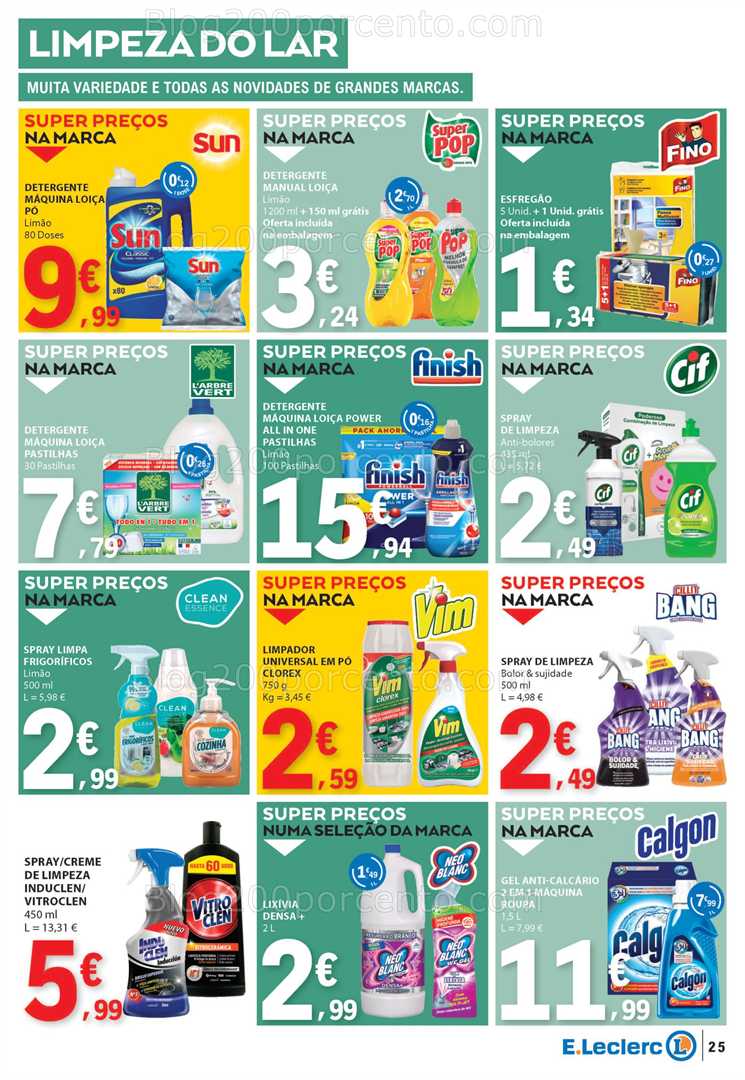 Antevisão Folheto E-LECLERC Promoções de 22 a 28 maio all