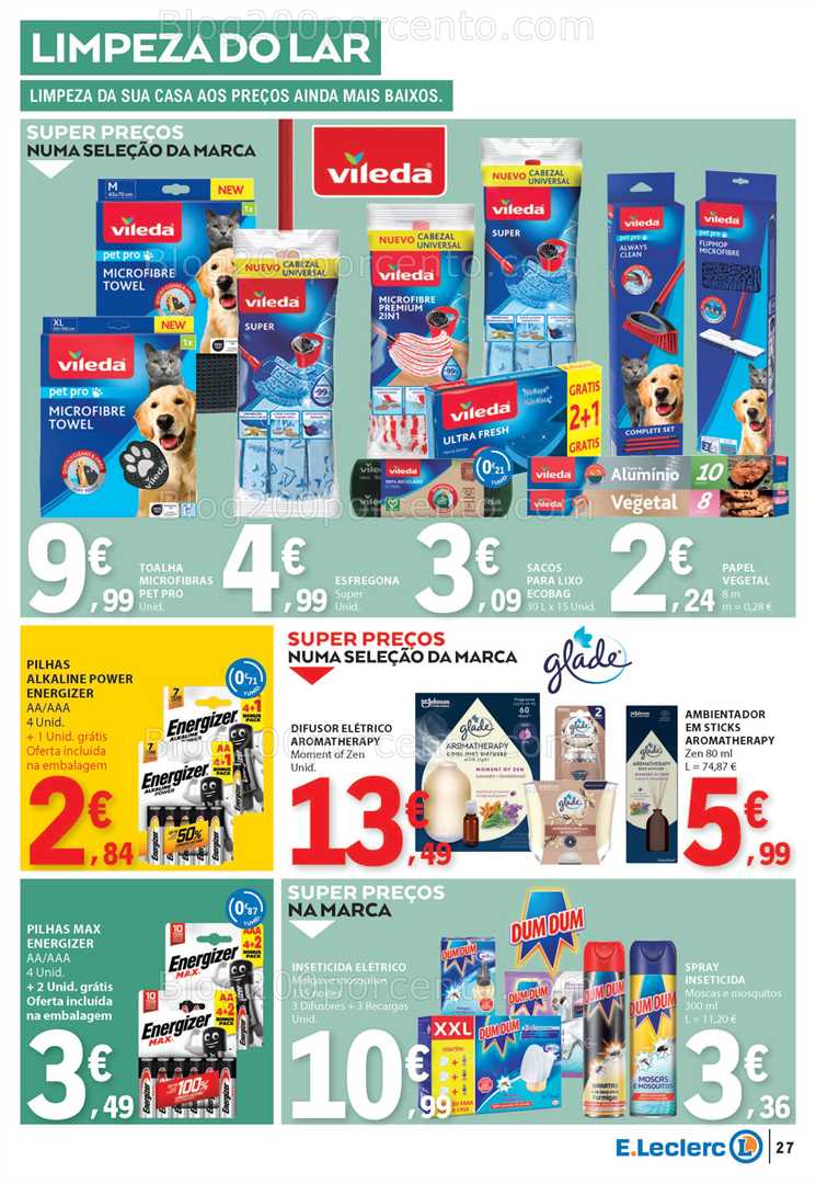 Antevisão Folheto E-LECLERC Promoções de 22 a 28 maio all