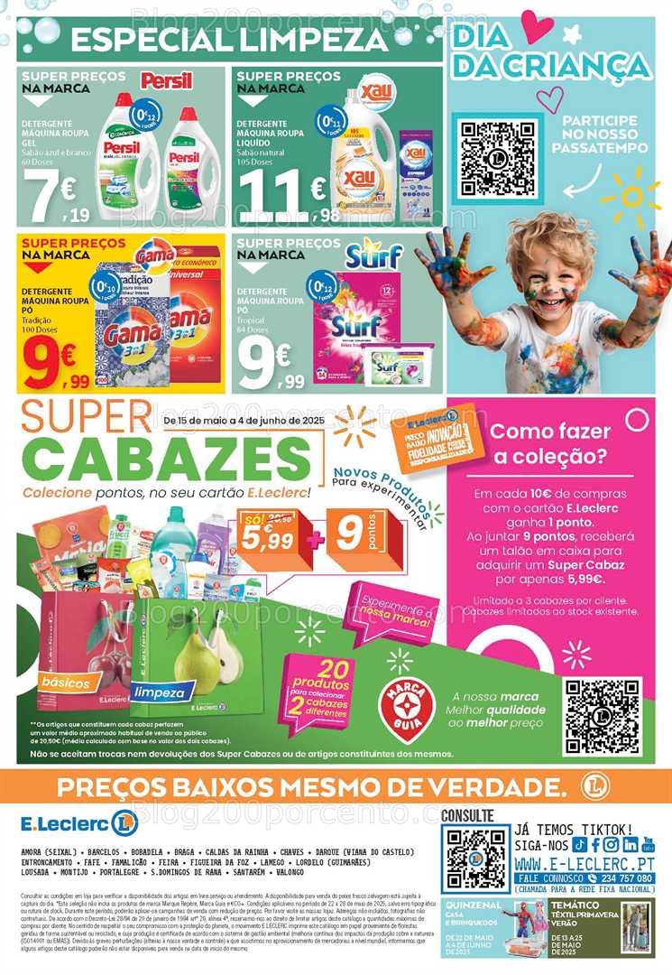 Antevisão Folheto E-LECLERC Promoções de 22 a 28 maio all