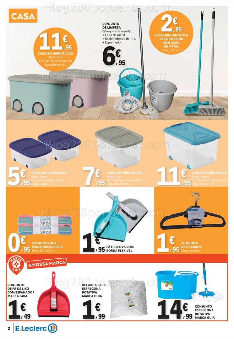 Antevisão Folheto E-LECLERC Bazar Promoções de 22 maio a 4 junho all
