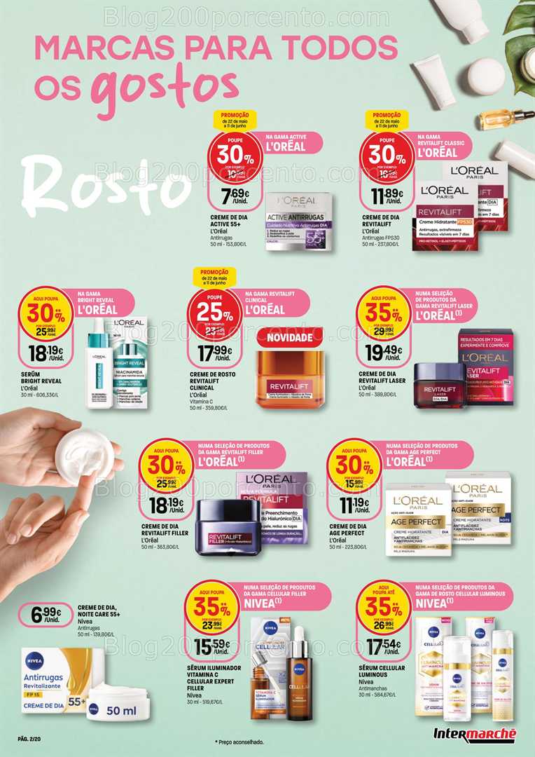 Antevisão Folheto INTERMARCHÉ Beleza Super 22 maio a 11 junho all
