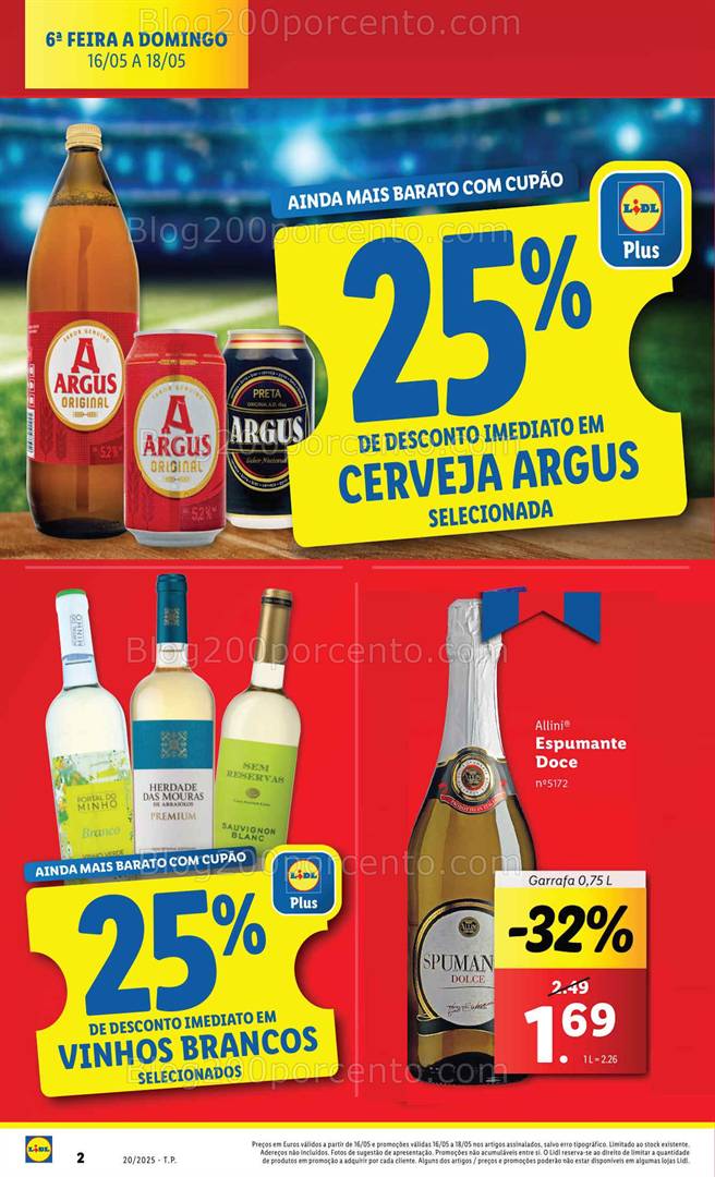 Antevisão Folheto LIDL Especial Futebol Promoções Fim de Semana - 16 a 18 maio all