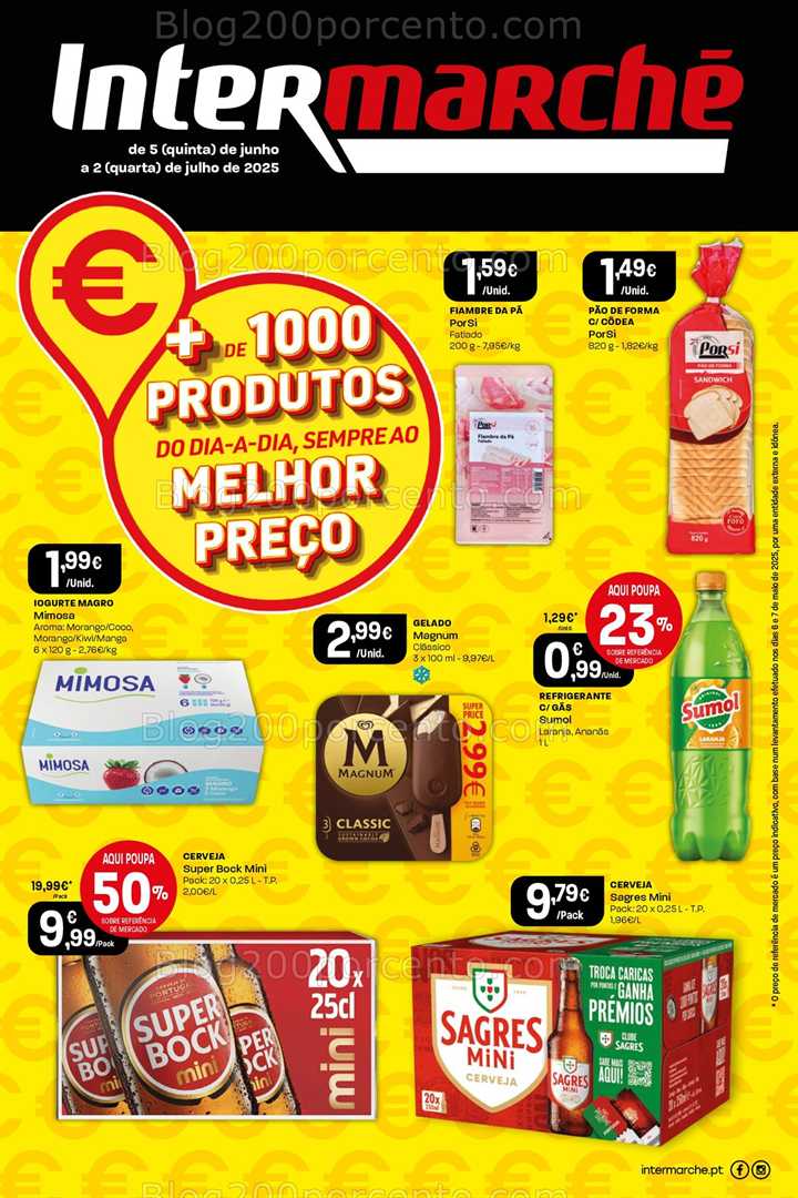 Antevisão Folheto INTERMARCHÉ Extra Promoções de 5 junho a 2 julho all
