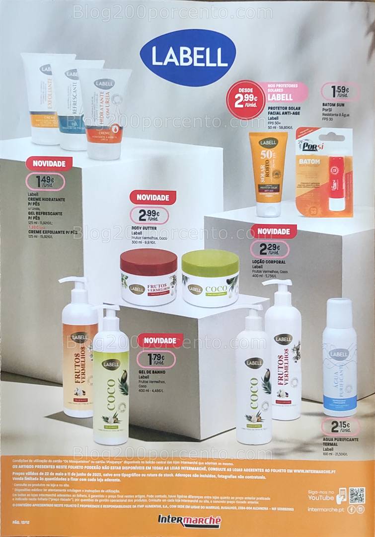 Antevisão Folheto INTERMARCHÉ Beleza Promoções de 22 maio a 11 junho all