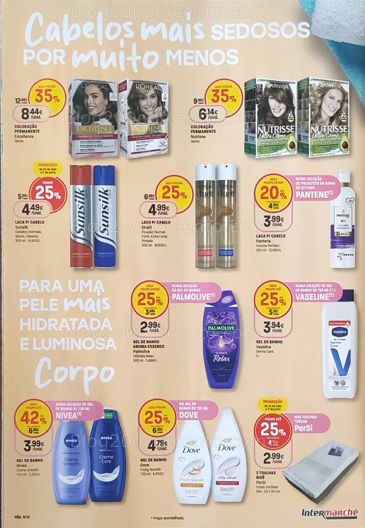 Antevisão Folheto INTERMARCHÉ Beleza Promoções de 22 maio a 11 junho all