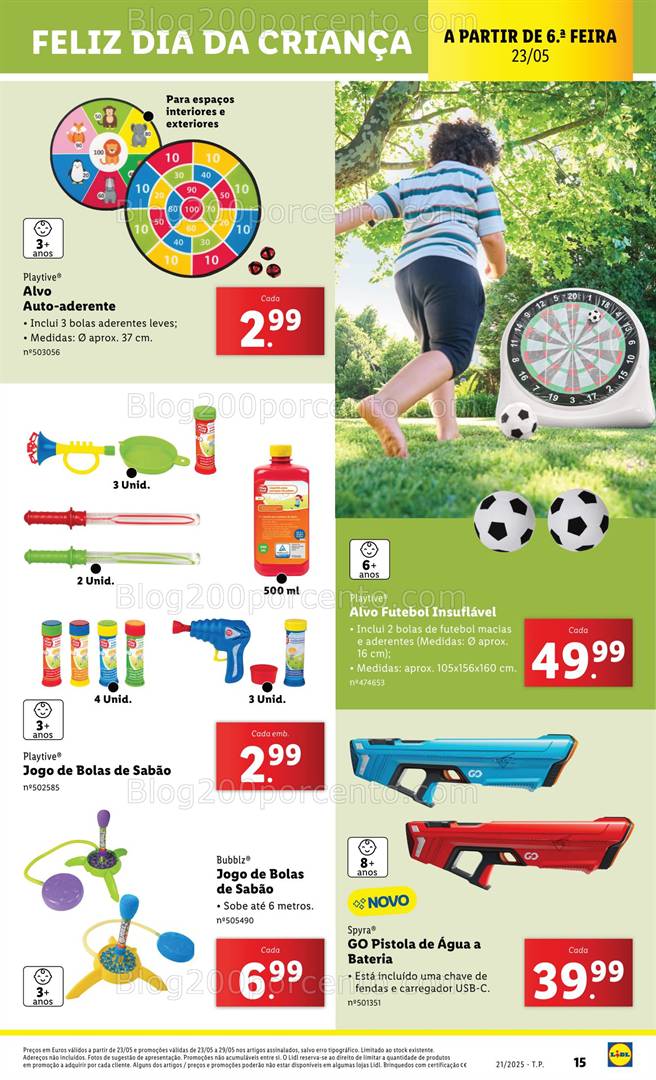 Antevisão Folheto LIDL Diversão - Dia da Criança - 23 a 29 maio diversão