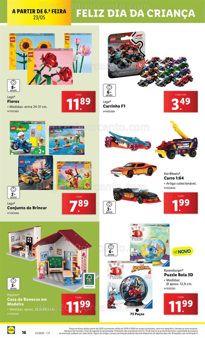 Antevisão Folheto LIDL Diversão - Dia da Criança - 23 a 29 maio diversão