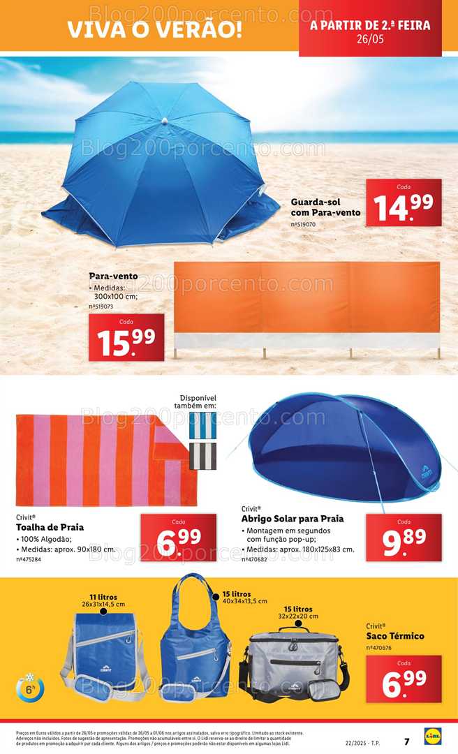 Antevisão Folheto LIDL Bazar Promoções de 26 maio a 5 junho - Edição Digital verão