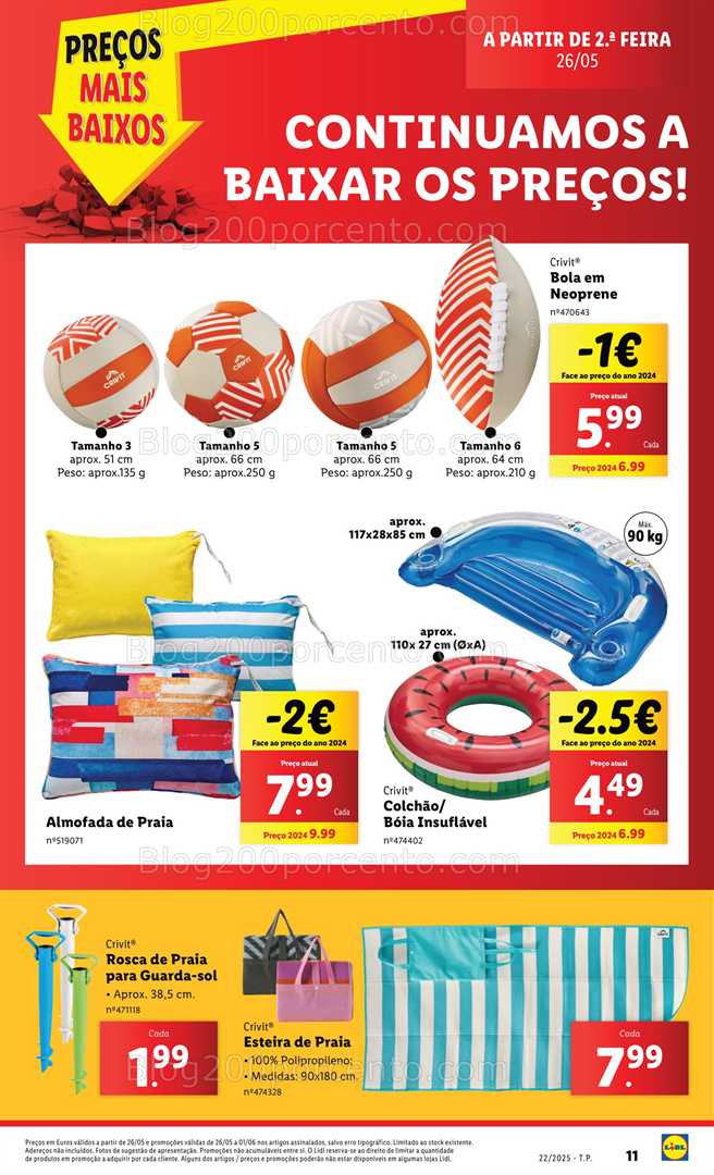 Antevisão Folheto LIDL Bazar Promoções de 26 maio a 5 junho - Edição Digital verão