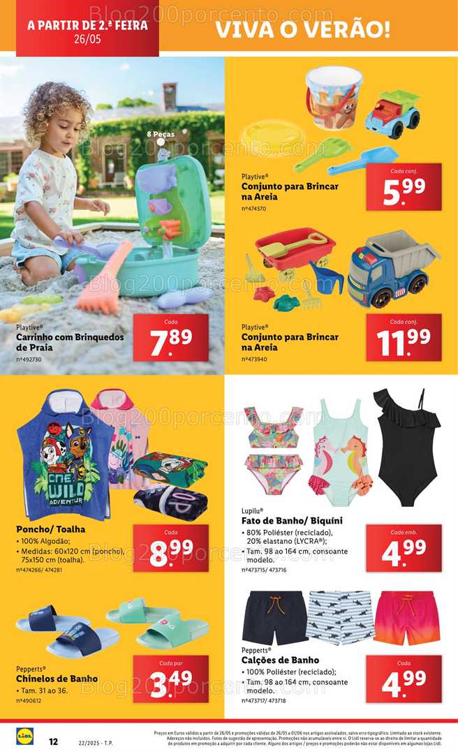Antevisão Folheto LIDL Bazar Promoções de 26 maio a 5 junho - Edição Digital verão