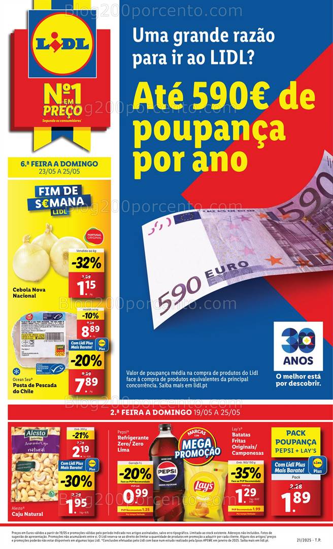 Antevisão Folheto LIDL Promoções de 19 a 25 maio all