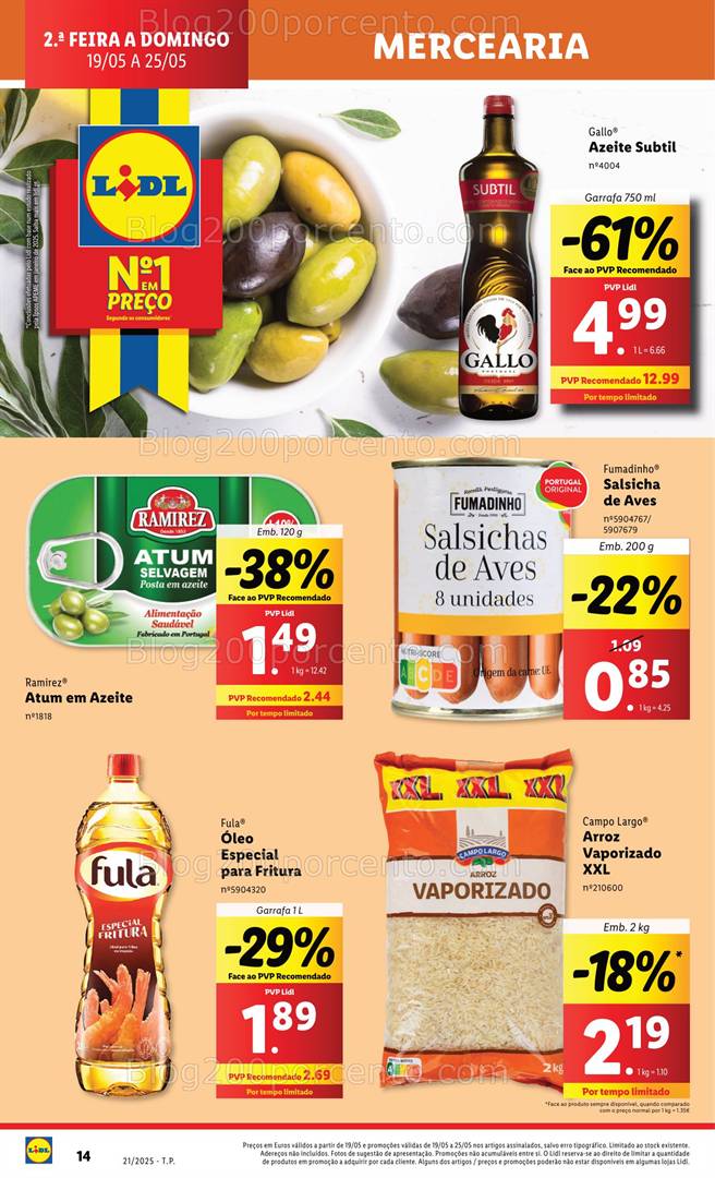 Antevisão Folheto LIDL Promoções de 19 a 25 maio all