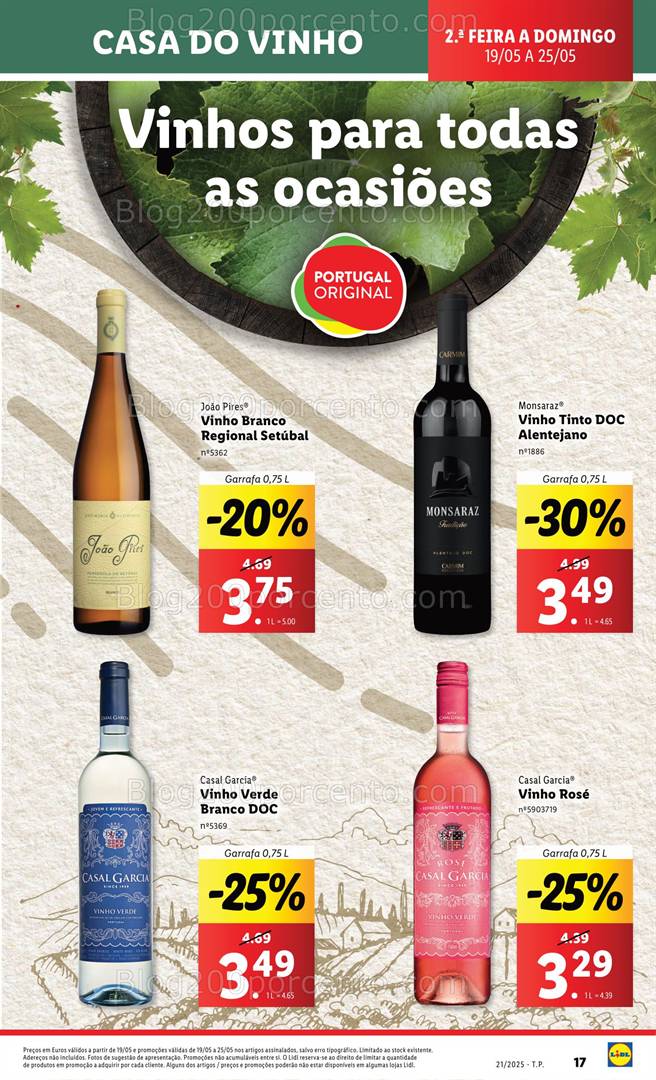 Antevisão Folheto LIDL Promoções de 19 a 25 maio all