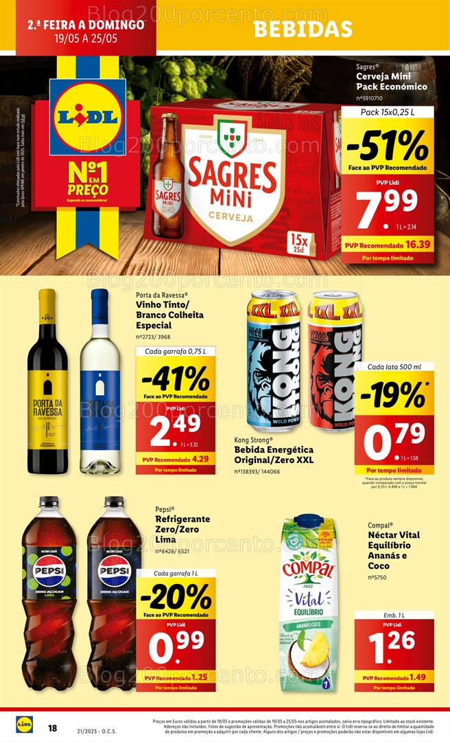 Antevisão Folheto LIDL Promoções de 19 a 25 maio all
