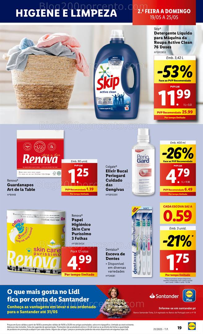 Antevisão Folheto LIDL Promoções de 19 a 25 maio all