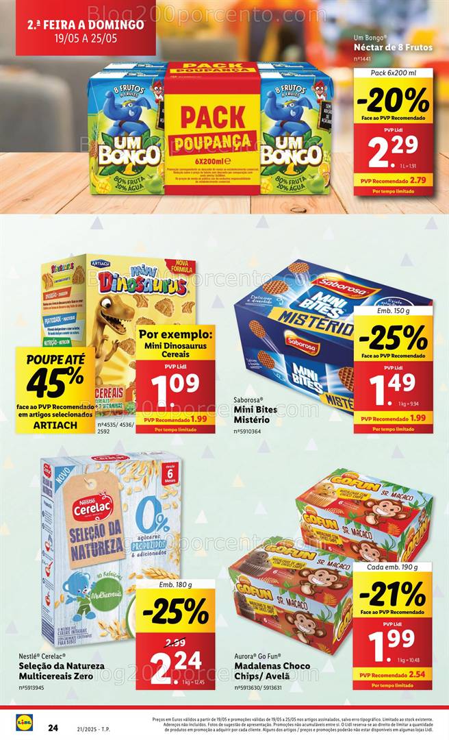 Antevisão Folheto LIDL Promoções de 19 a 25 maio all