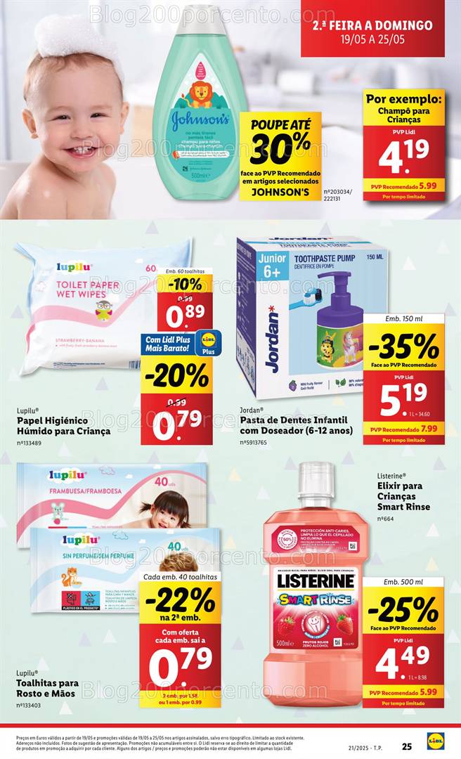 Antevisão Folheto LIDL Promoções de 19 a 25 maio all
