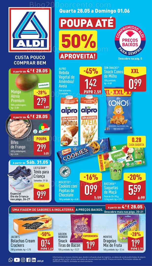 Antevisão Folheto ALDI Promoções de 28 maio a 1 junho all