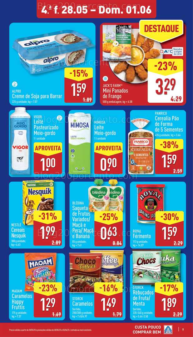 Antevisão Folheto ALDI Promoções de 28 maio a 1 junho all