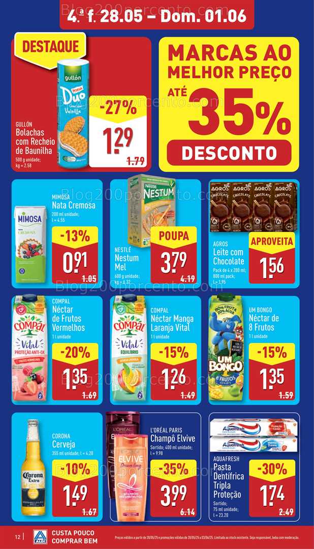 Antevisão Folheto ALDI Promoções de 28 maio a 1 junho all