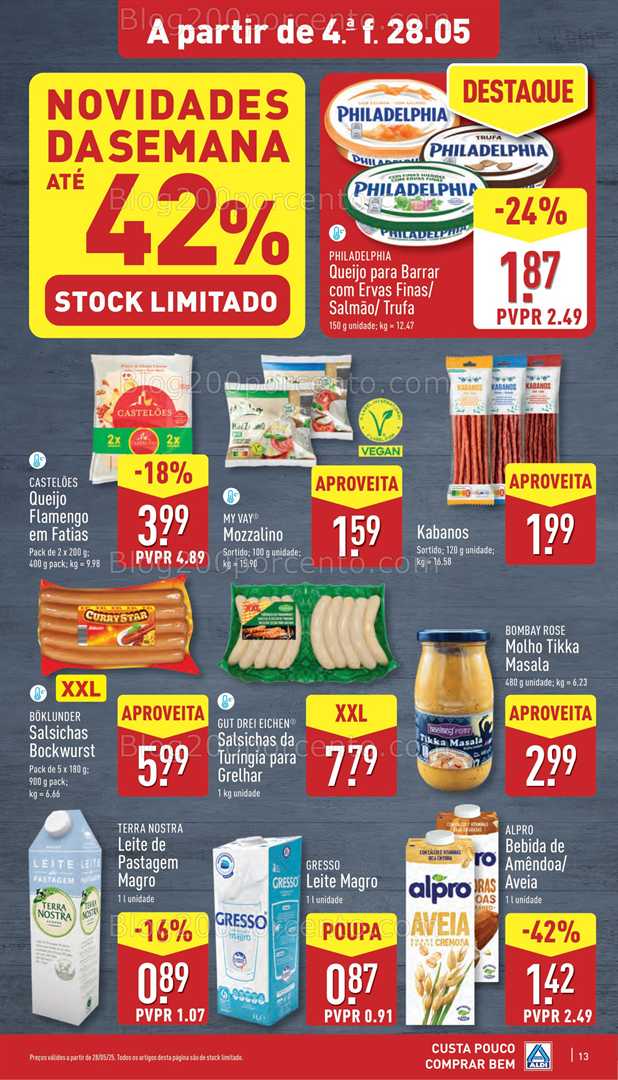 Antevisão Folheto ALDI Promoções de 28 maio a 1 junho all