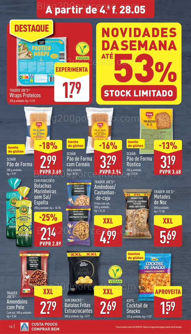 Antevisão Folheto ALDI Promoções de 28 maio a 1 junho all