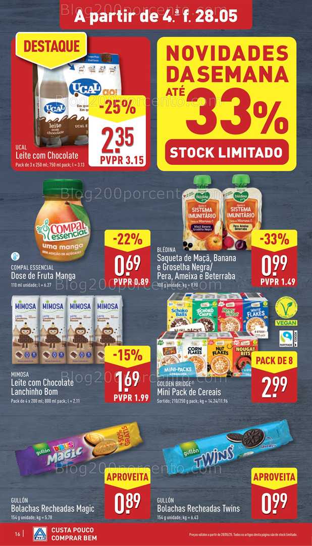 Antevisão Folheto ALDI Promoções de 28 maio a 1 junho all