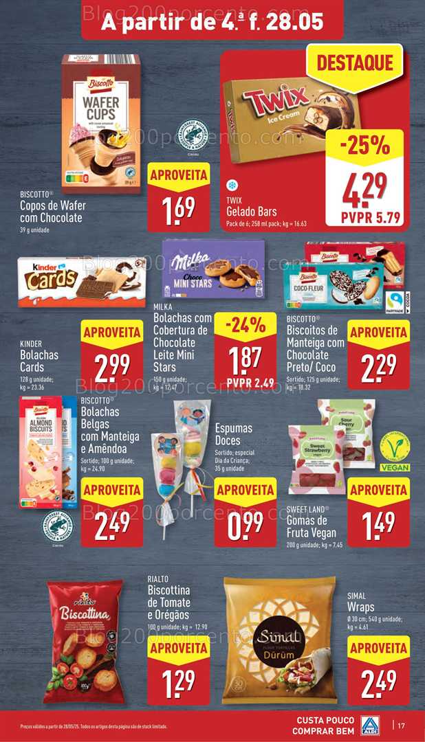 Antevisão Folheto ALDI Promoções de 28 maio a 1 junho all