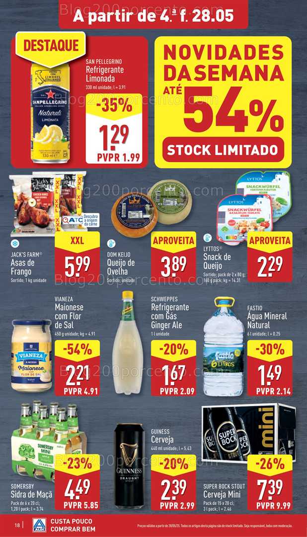 Antevisão Folheto ALDI Promoções de 28 maio a 1 junho all