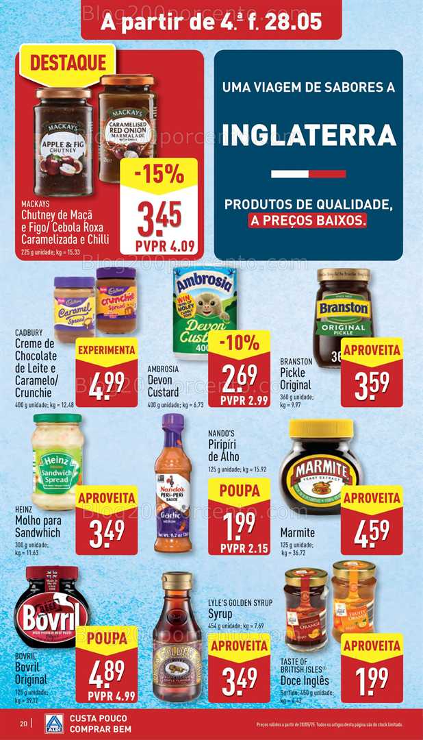 Antevisão Folheto ALDI Promoções de 28 maio a 1 junho all