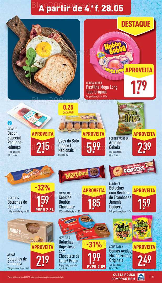 Antevisão Folheto ALDI Promoções de 28 maio a 1 junho all