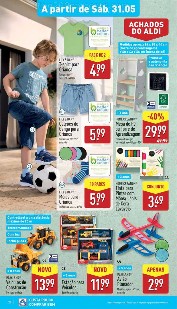 Antevisão Folheto ALDI Promoções de 28 maio a 1 junho all