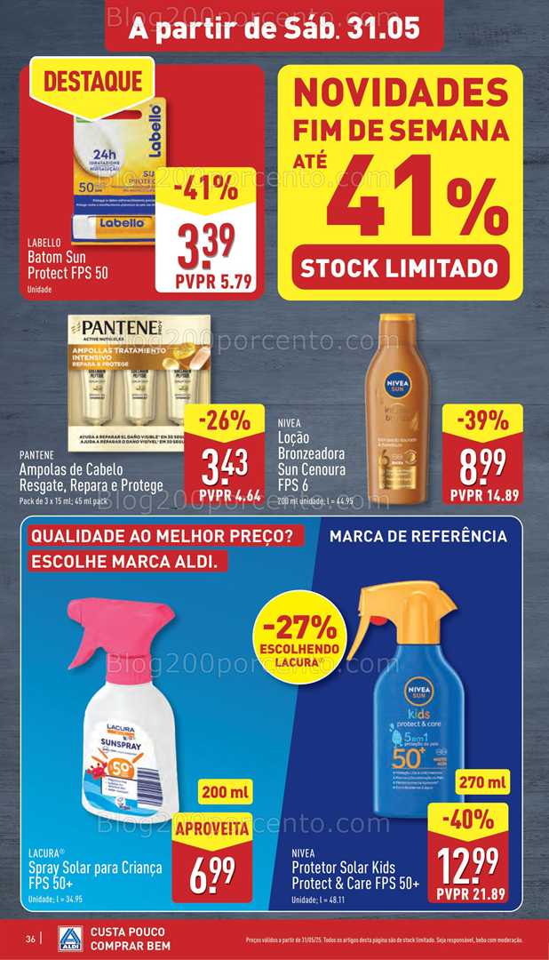 Antevisão Folheto ALDI Promoções de 28 maio a 1 junho all