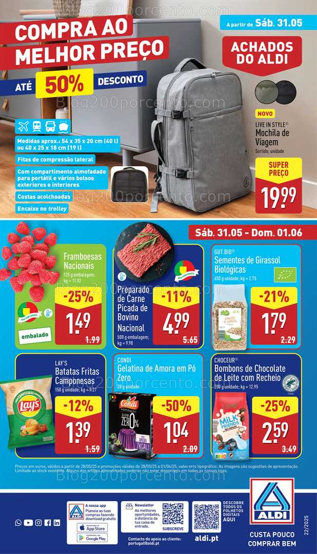 Antevisão Folheto ALDI Promoções de 28 maio a 1 junho all