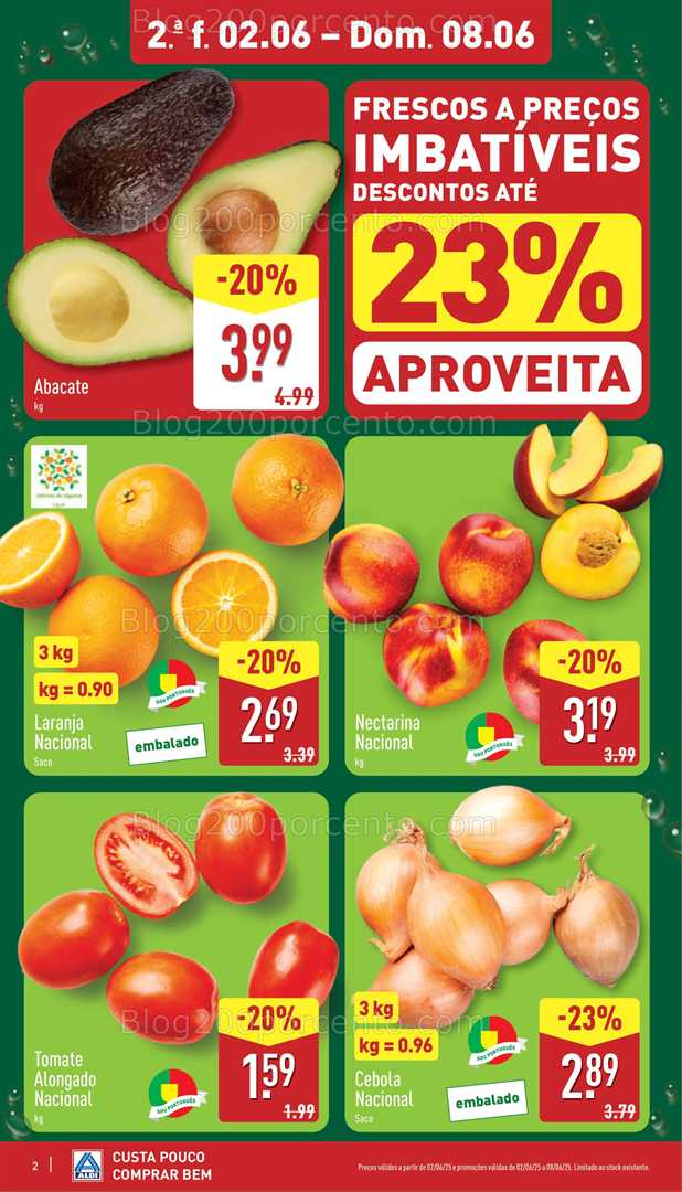 Antevisão Folheto ALDI Promoções de 2 a 8 junho all
