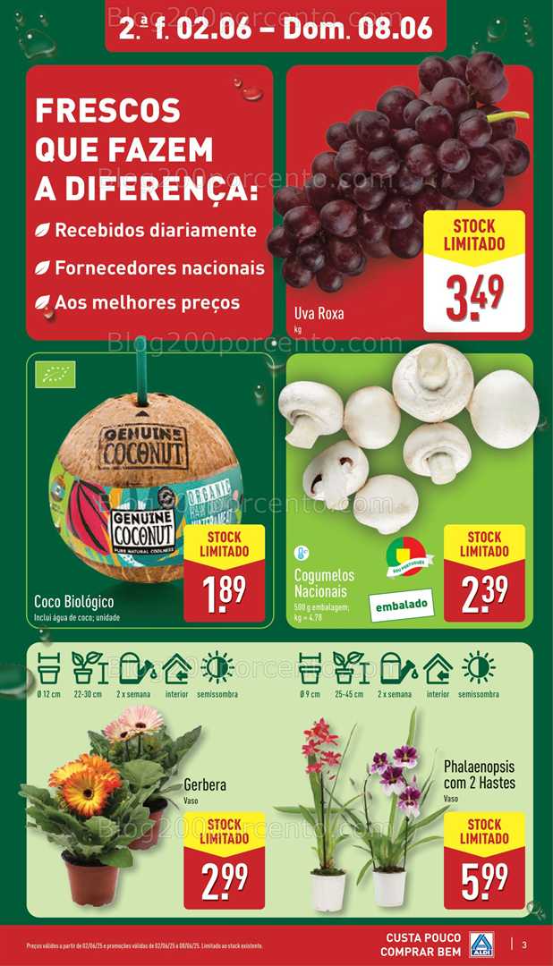 Antevisão Folheto ALDI Promoções de 2 a 8 junho all
