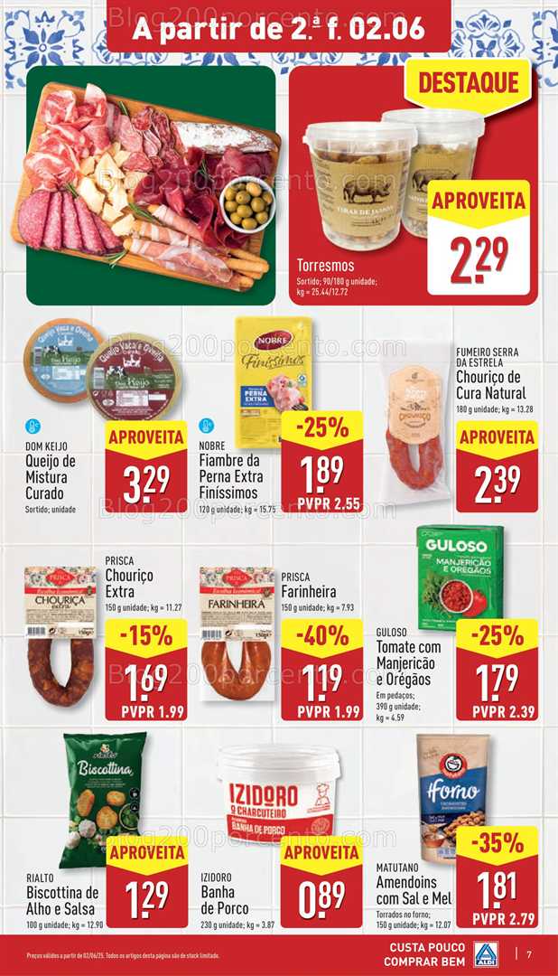 Antevisão Folheto ALDI Promoções de 2 a 8 junho all